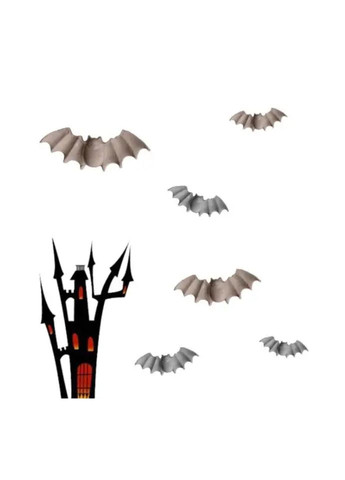 силіконовий Кажани 58 мм рожевий Jannet Молд (305438952)