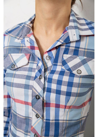 Синяя кэжуал рубашка Ager