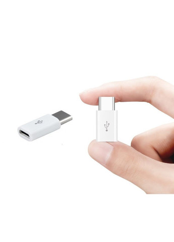 Адаптер Перехідник microUSB - Type-C Gray (436235325) GT (349843756)