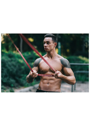 Еспандер-петля Power Band 8 мм 2-5 кг резина для фітнесу і спорту Yellow (P-5907222931783) 4FIZJO (301671711)