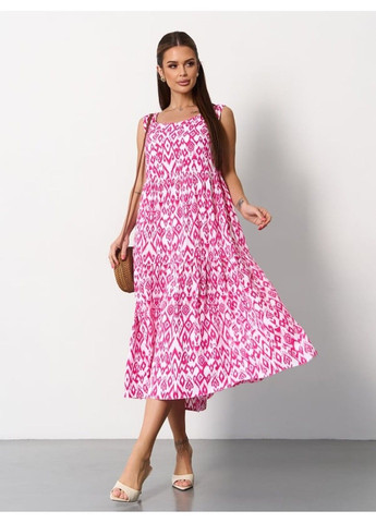 Малиновое повседневный платье issa pus a-624 малиновый ISSA PLUS