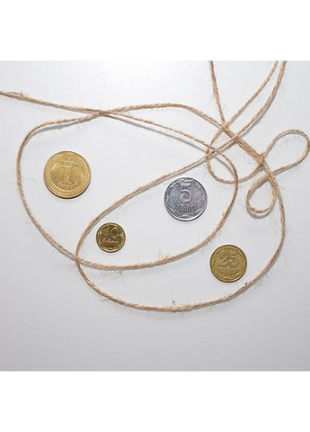 Шпагат джутовий 150 г, 1.5 мм, 2 нитки Jutix (355980077)