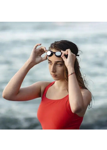 Набір комплект окуляри для плавання з покриттям антифог носовою пробкою берушами чохлом для перенесення (479759-Prob) Чорний Unbranded (323442048)