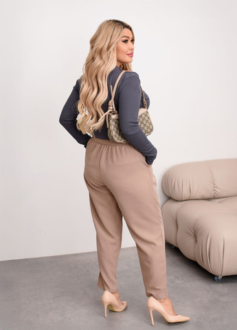 Женские деловые брюки на резинке No Brand (368541083)