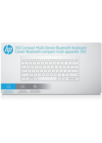 Клавиатура 350 Compact MultiDevice BT White (692T0AA) HP (314979944)