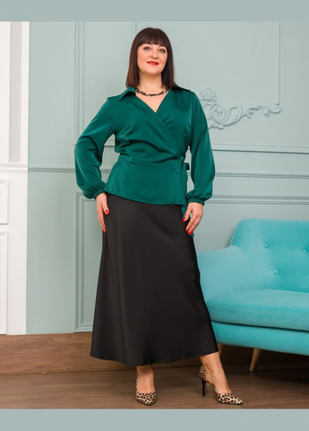Изумрудная блуза 1568-3 Alenka Plus