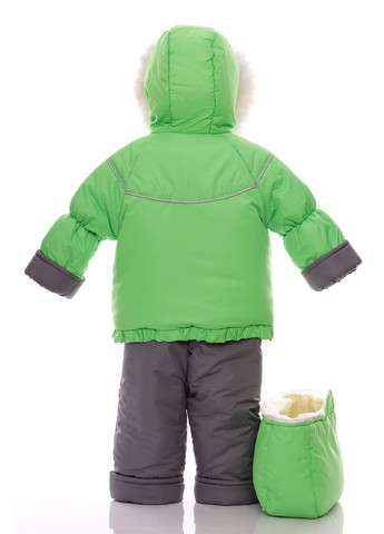 Комбинезон Конверт для мальчика на меху Тройка зеленый 98 см (27560) BABYKROHA (297197864)