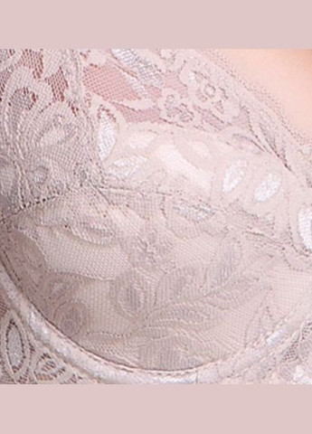 Бежевий мереживний бюстгальтер No Brand мереживо