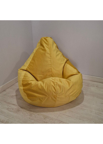 Крісло-мішок груша, XXL - 140х100 Велюр Florida Yellow SkyPuff (361257577)