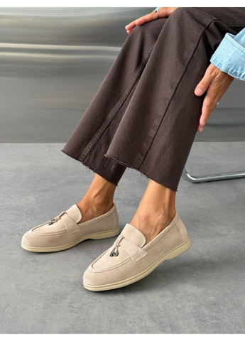 Жіночі лофери на кожен день (бежеві) | бежеві (355796218)