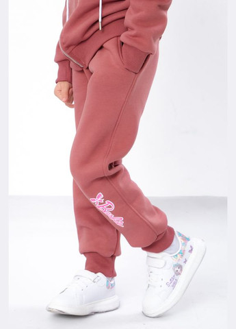 Теплий костюм для дівчинки (Zip-худі та штани) з малюнком (p-15950) Носи своє (322070129)