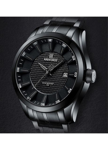Наручний годинник чоловічий Perfect Чорний (3109) Naviforce (363318820)