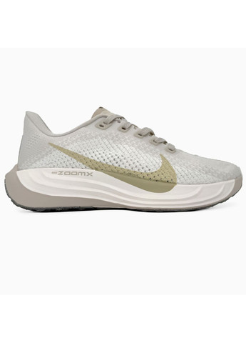КРОССОВКИ ЖЕНСКИЕ NIKE AIR PEGASUS ROAD RUNNING BEIGE / WHITE НАЙК АИР No Brand белые демисезоны (367114971)