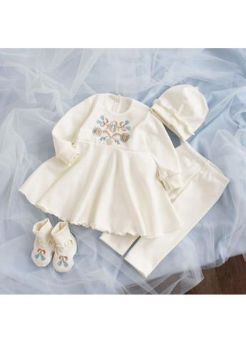 Комплект на выписку хрещение, Платье вышиванка для новорожденных, Костюмы для крещения вышитые, 68 No Brand (301033920)