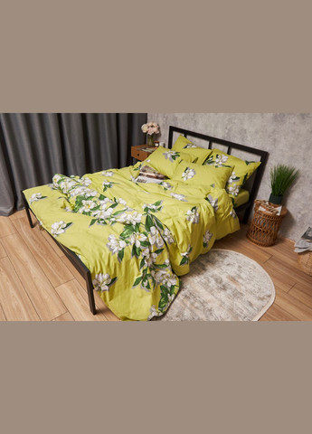 Комплект постельного белья Бязь Gold Люкс «» полуторный 143х210 наволочки 2х50х70 (MS-820005511) Moon&Star Wisteria (296910221)