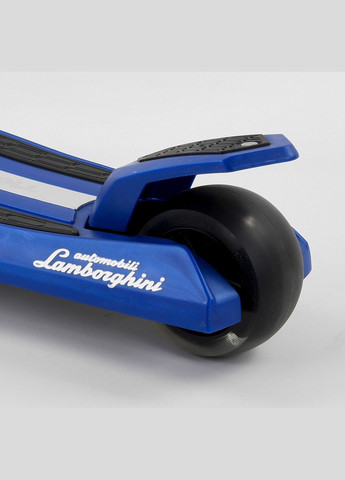 Детский самокат LB - 20300. Складной алюминиевый руль, 3 PU колеса с подсветкой. Синий Lamborghini (291409969)