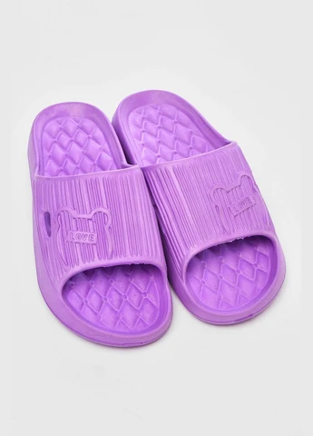 Шльопанці піна жіночі фіолетового кольору Let's Shop (341675230)