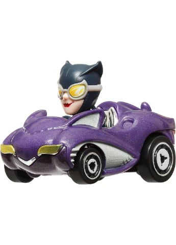Набор из 4-х машинок Хот Вилс Бэтмен Оригинал RacerVerse Batman Бэтмобиль, Харли Квинн, Робин, Женщина-Кошка Hot Wheels (386144953)