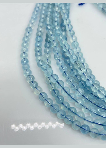 Аквамарин на нитці без замка 6 мм 40 см No Brand (313930991)