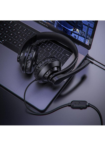 Навушники BO102 Amusement gaming headphones Black Borofone (353497592)