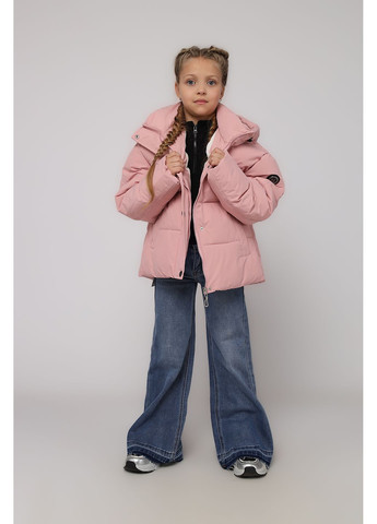 Розовая зимняя куртка для девочки цвет розовый cb-00280225 Yuki