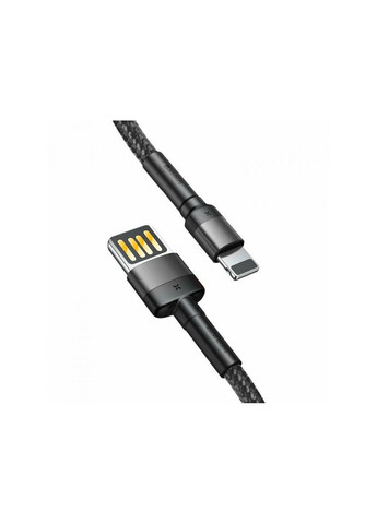 Кабель Cafule Special Edition Lightning USB 2.4 A 1m BlackGrey CALKLF-GG1 Baseus (279826442)