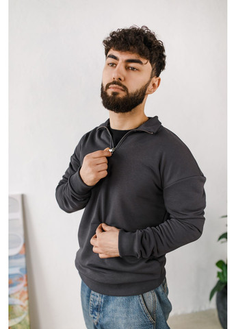 Кофта мужская базовая на змейке No Brand кофта (357125216)