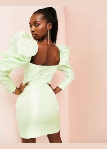 Лайм коктейльна сукня футляр Asos однотонна