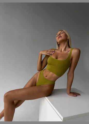 Гірчичний демісезонний жіночий комплект базової білизни гірчиця No Brand білизна