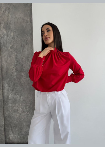 Красная женская блузка FINO Mode