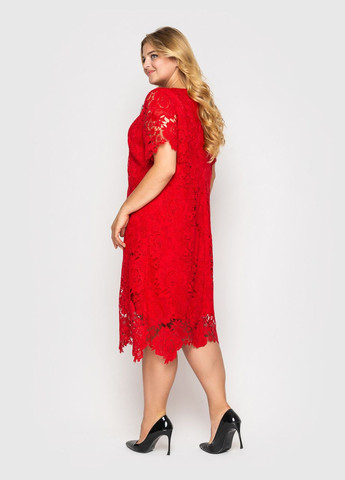 Червона вечірня сукня елен червона 0240 Vlavi