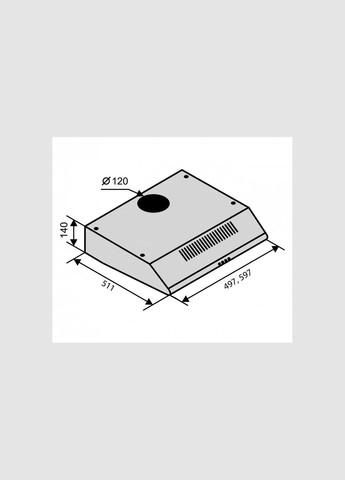 Кухонная вытяжка PARMA 50 BR Ventolux (323486738)