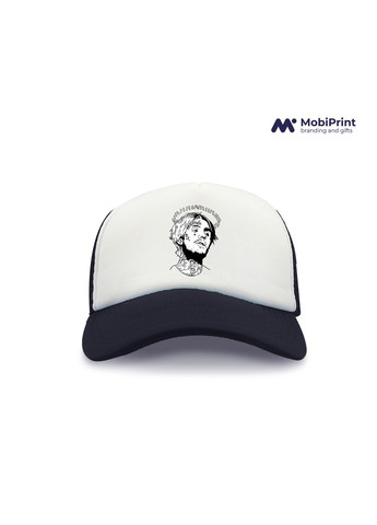 Кепка Snap Mesh Лил Пип (Lil Peep) Белый (9274-2634-WT) MobiPrint (292866122)