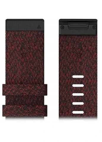 Ремешок для смарт-часов fenix 6X 26mm QuickFit Heathered Red Nylon (010-12864-06) Garmin (391472915)