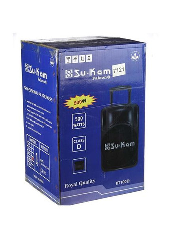 Автономная переносная блютуз колонка Su-Kam BT 100D (2011153287) No Brand (325816748)