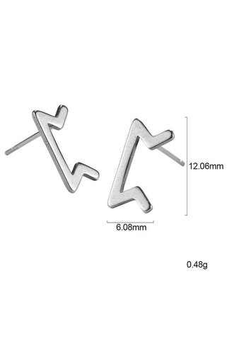 Серьга-гвоздик Руна из нержавеющей стали в скандинавском стиле [ESS2019062139] Viking (338624612)