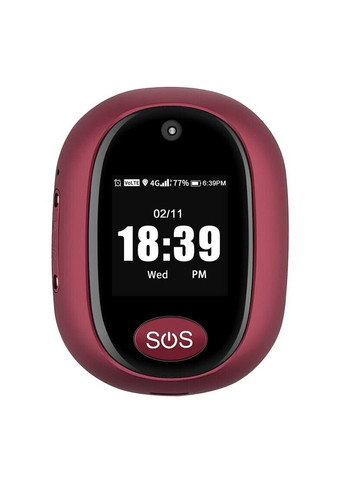 GPS трекер брелок 4G для дітей і літніх людей RF-V45, камера, LCD, SOS кнопка, аудіодзвінок, крокомір VJOYCAR (293061847)