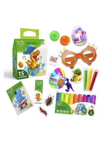 Подарунковий набір сюрпризів Dino Party ТМ Lovin колір різнокольоровий ЦБ-00288916 LOVIN'DO (370143897)