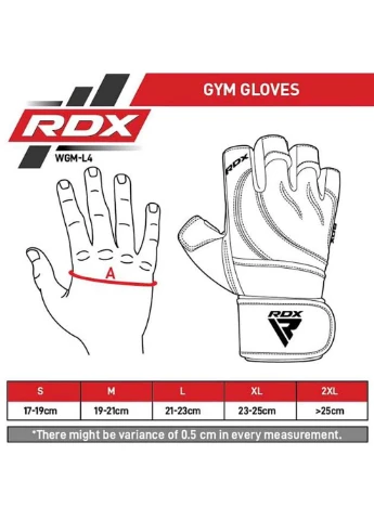 Рукавички для фітнесу GYM GLOVES MICRO Чорний, Сірий RDX (395628423)