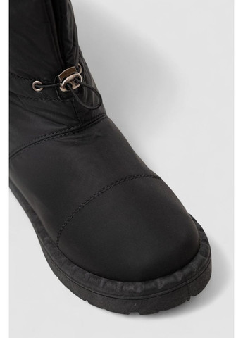 Чорні дутики жіночі зимові на хутрі, колір чорний, 248rfm200 Ager