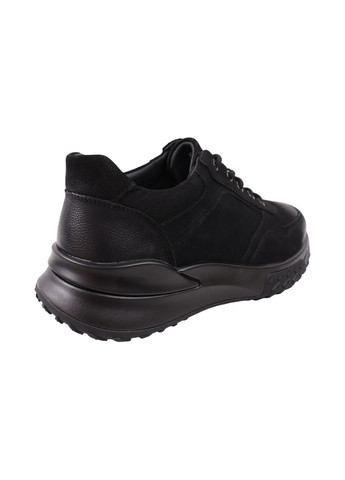 Черные кроссовки мужские черные натуральный нубук Lifexpert 1928-25DTS