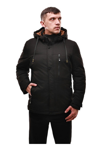Черная зимняя куртка зимняя мужская TE