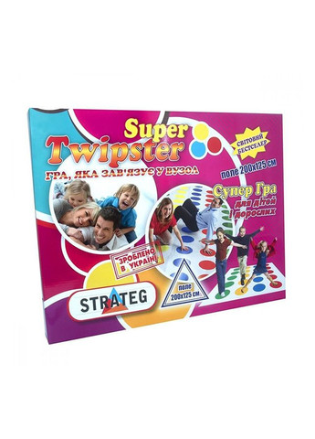 Игра - "Super Twipster" цвет разноцветный ЦБ-00246985 Strateg (282818761)