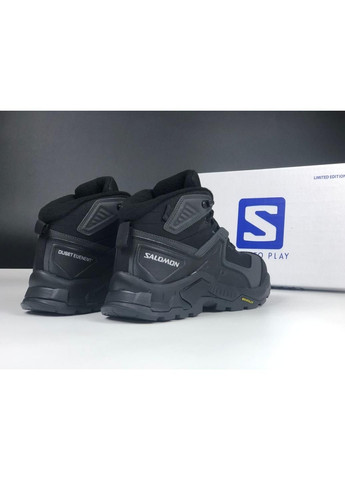 Чорні Зимовий чорні з сірим термо чоловічі кросівки осінь\зима No Brand