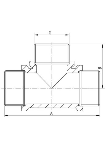 Тройник 1/2'' ННН KF.T06M (KF0069) KOER (315506097)