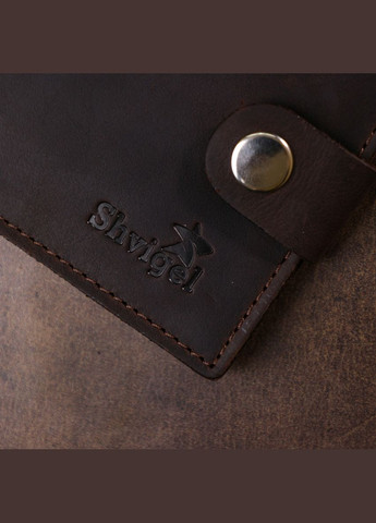 Матове вінтажне портмоне для чоловіків 16454 Коричневий Shvigel (298571638)