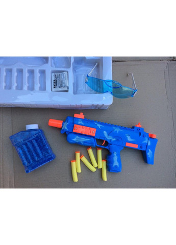 Автомат 31см, водяные пули, мягкие пули-присоски, очки,, в кор., 39,5/29/5,5 см No Brand (301648753)