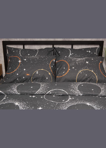 Комплект постільної білизни Бязь Gold Люкс «» King Size 220x240 наволочки 2х50х70 (MS-820005636) Moon&Star Cosmic Glow (302973681)