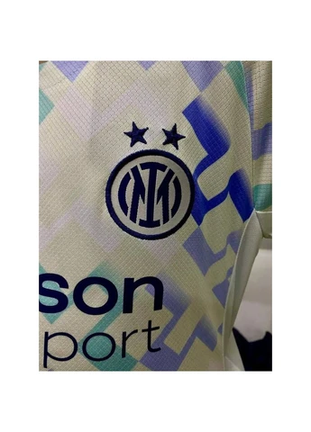 Футбольная форма детская Интер (Inter Milan) 2025-2026 выездная бело-бирюзово-синяя F0348 Forma (397559047)