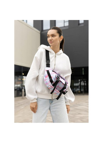 Велика жіноча поясна сумка бананка DynamicDart тканева принт "Ball" Sambag (331283507)